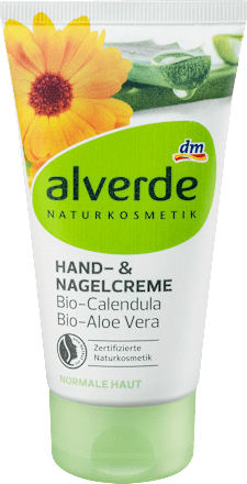 Hand- & Nagelcreme Bio-Calendula & Bio-Aloe Vera alverde NATURKOSMETIK
