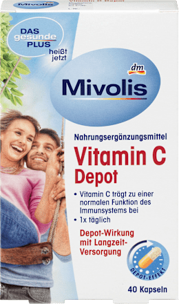 Vitamin C Depot, Kapseln 40 St. Mivolis