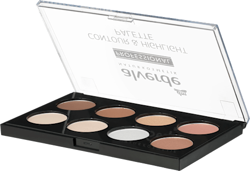 Kontúrovacia a rozjasňujúca paletka Professional alverde NATURKOSMETIK