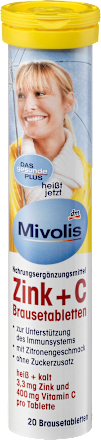 Zink + C Brausetabletten 20 St. Mivolis