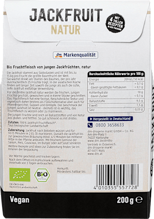 Jackfruit, natur dmBio