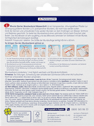 Steriler Wundverband Wasserdicht Mivolis