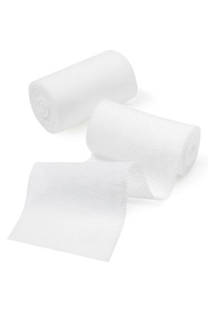 Elastische Mullbinden, 6 cm x 4 m (gedehnt), 2 Rollen Mivolis