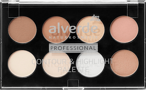 Paletă Contour & Highlight alverde NATURKOSMETIK