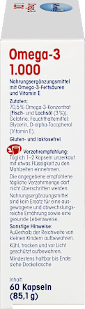 Omega-3 1000 , Kapseln 60 St. Mivolis