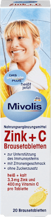 Zink + C Brausetabletten 20 St. Mivolis