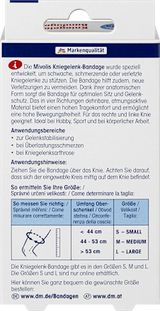 Kniegelenk-Bandage M Mivolis