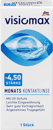Monatslinse Dioptrie -4,50 VISIOMAX