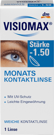 Monatslinse -1,50 VISIOMAX