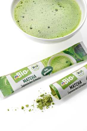 Grüner Tee, Matcha Sticks, japanischer Grüntee (10 x 2 g) dmBio