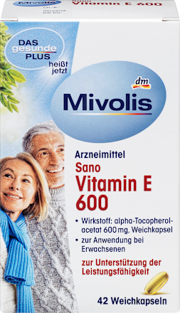 Sano Vitamin E 600, Weichkapseln Mivolis