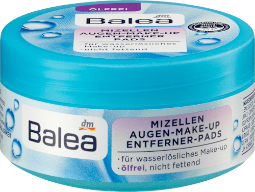 Augen-Make-Up Entferner-Pads Mizellen ölfrei Balea