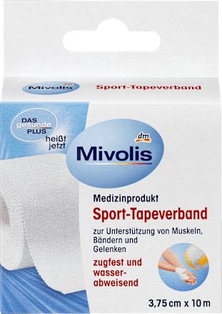 Sport-Tapeverband, 1 Rolle Mivolis