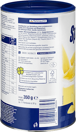 Eiweiß-Shake Pulver 90, Vanille-Geschmack Sportness