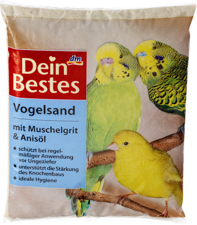 Vogelsand mit Muschelgrit & Anisöl Dein Bestes