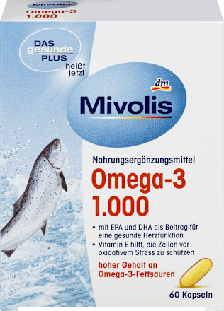 Omega-3 1000 , Kapseln 60 St. Mivolis
