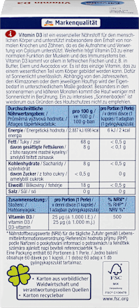 Vitamin D3, Perlen 60 St. Mivolis