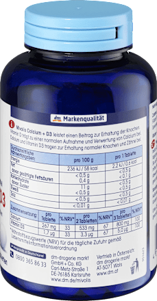 Calcium + D3 Tabletten 300 St.  Mivolis