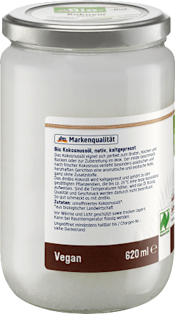 Kokosöl, nativ, Naturland dmBio