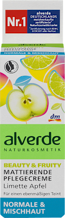 Tagespflege Beauty & Fruity Limette Apfel alverde NATURKOSMETIK