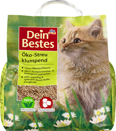 Katzenstreu, Öko-Streu klumpend Dein Bestes