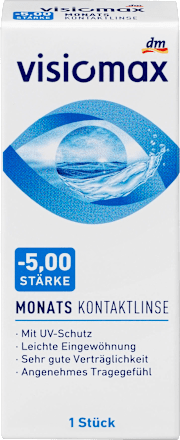 Monatslinse Dioptrie  -5,00 VISIOMAX