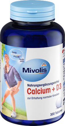 Calcium + D3 Tabletten 300 St.  Mivolis