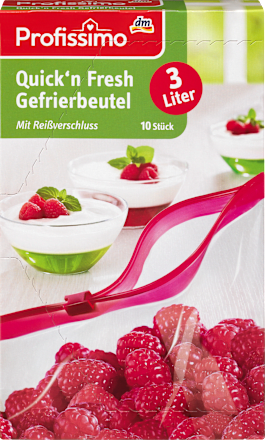 Gefrierbeutel 3L mit Schnellverschluss Profissimo