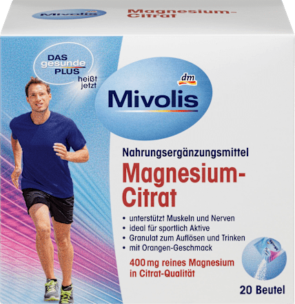 Magnesium-Citrat, Granulat 20 Btl. Mivolis