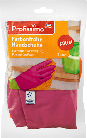 Haushalts-Handschuhe farbenfroh Profissimo