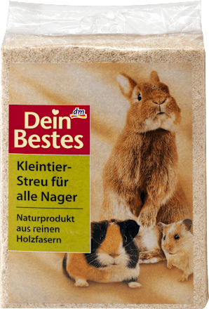 Kleintier-Streu für Nager & Zwergkaninchen Dein Bestes