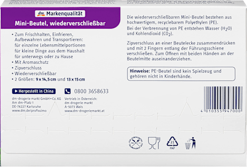 Haushaltsbeutel Mini Profissimo