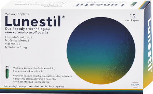 Duo kapsuly na podporu spánku Lunestil  STADA