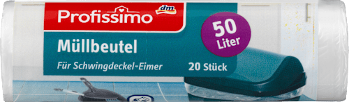 Müllbeutel 50L mit Tragegriff Profissimo