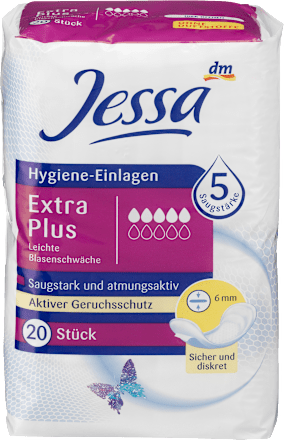 Extra Plus Hygieneeinlagen Blasenschwäche Jessa DISKRET