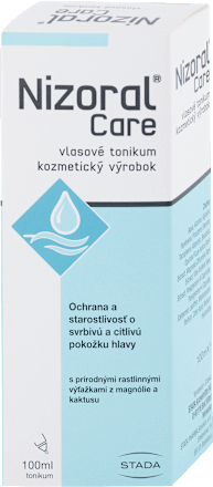 Vlasové tonikum na svrbivú a citlivú pokožku hlavy Nizoral®