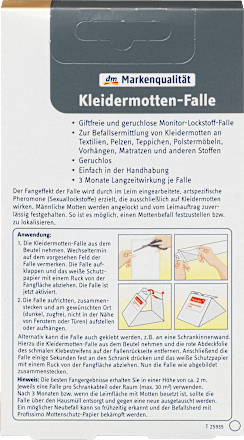 Falle Kleidermotten Profissimo