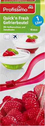 Gefrierbeutel 1L mit Schnellverschluss Profissimo
