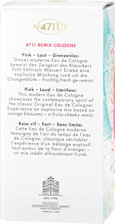 Remix Festival Vibes Eau de Cologne 4711