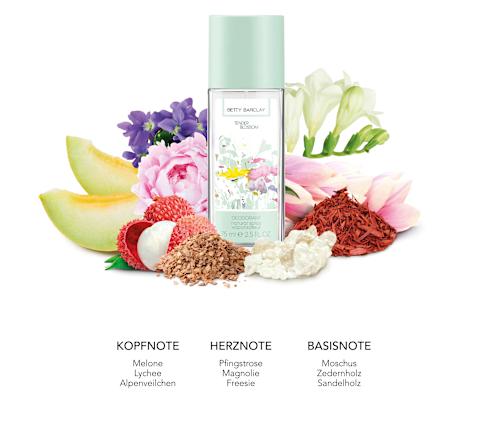 Deospray Tender Blossom Betty Barclay