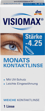 Mesačné kontaktné šošovky, dioptria -4,25 Visiomax