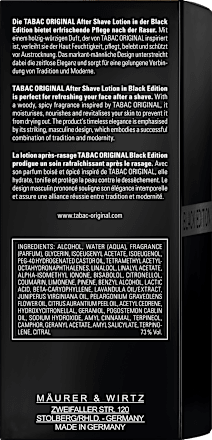 Black Edition After Shave Lotion TABAC ORIGINAL