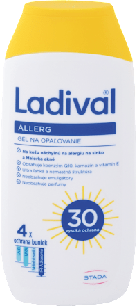 Gél na opaľovanie Allerg SPF 30 Ladival