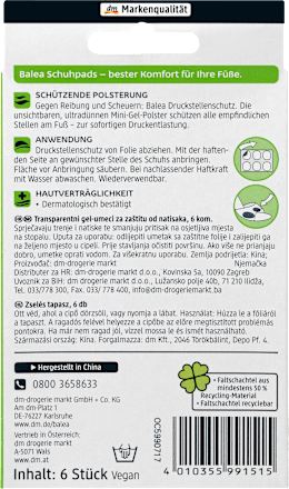 Gelpads gegen Druckstellen Balea