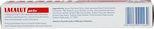 Pasta do zębów, activ Lacalut