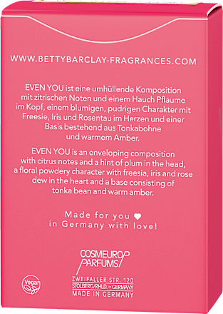Eau de Toilette Even You Betty Barclay