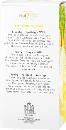 Eau de Cologne Remix Urban Summer 4711