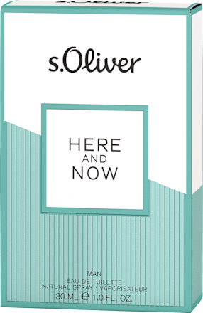 Eau de Toilette Here and Now Man s.Oliver