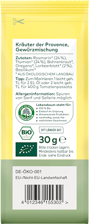 Gewürzmischung, Kräuter der Provence LEBENSBAUM