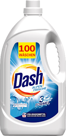 Detergent de rufe Alpen Frische 100 spălări Dash